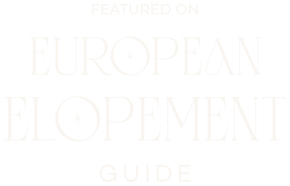 featured in European elopement guide badge